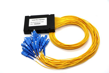 PLC الرقمية كابل الفاصل البصري ، الفاصل الأسلاك البصرية ABS 1 * 32 للشبكة