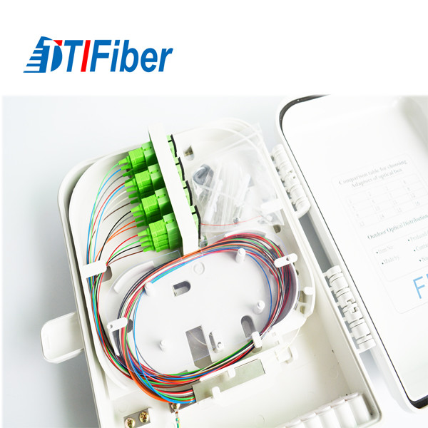 1 5m أسلاك التوصيل المصنوعة من الألياف البصرية توزيع مجلس الوزراء Ftth 16 ميناء مع محول Sc Apc