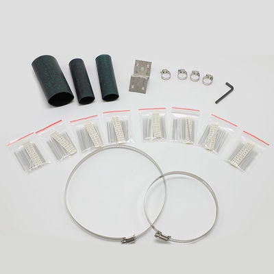 إغلاق اللاصق الأسود من الألياف