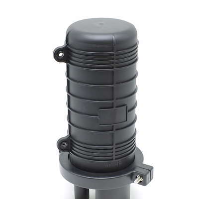 مربع الألياف الضوئية القبة 12 Core 24 Core 36 Core 1 Input 2 Output ABS Black Mini Fiber Splice Closure