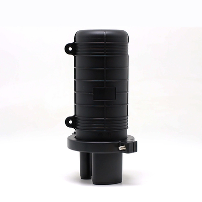 مربع الألياف الضوئية القبة 12 Core 24 Core 36 Core 1 Input 2 Output ABS Black Mini Fiber Splice Closure
