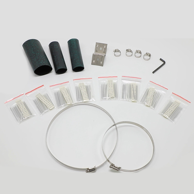 مربع الألياف الضوئية القبة 12 Core 24 Core 36 Core 1 Input 2 Output ABS Black Mini Fiber Splice Closure