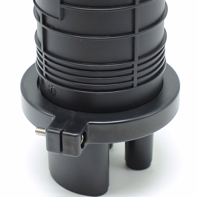 مربع الألياف الضوئية القبة 12 Core 24 Core 36 Core 1 Input 2 Output ABS Black Mini Fiber Splice Closure