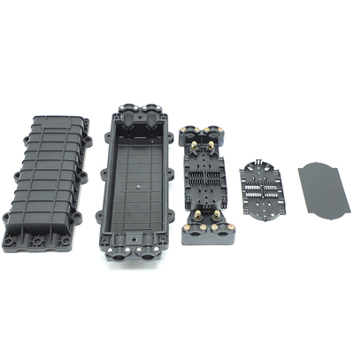 FTTX FTTH نوع الخط في صندوق الألياف الضوئية 12 Core 24 Core 36 Core 1 Input 2 Output Fiber Optic Splice Closure