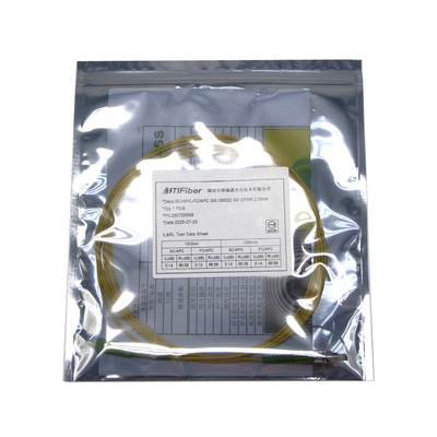 كابل توصيل CATV Telecom بطول 3 أمتار FC SC APC 9 / 125 ميكرومتر، منخفض فقد الإدخال