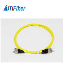 FC to FC Duplex Single Mode Fibre Network Cable Low Low Insertion Loss SGS Approval