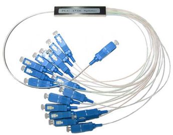 1 × 16 PLC مدمج ألياف ضوئية مدمجة للشبكة الضوئية السلبية
