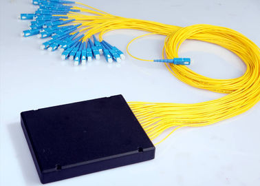 1 × 8 PLC الألياف البصرية الفاصل الصلب حزمة الحزمة و LSZH