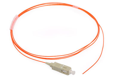 Multimode SC MM الألياف جديلة مع UPC Poishing ، 0.9mm كابل الألياف البرتقالي