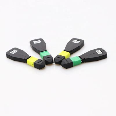 الاسترجاع البصري Lc / Upc أو Lc / Apc Duplex Pvc 9/125 أحادي الوضع استرجاع الألياف البصرية