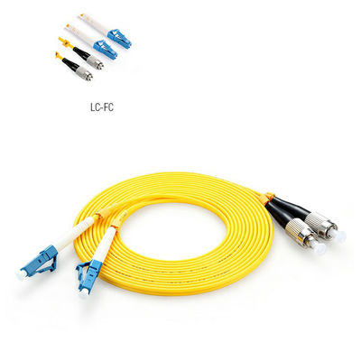 ODM Duplex Fiber Optic Patch Cord Multimode لغرف اتصالات FTTH