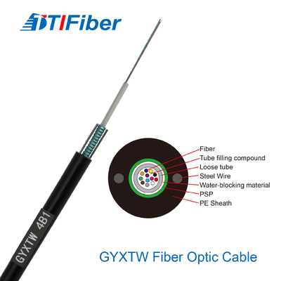 خارجي SM GYXTW 2 4 6 8 10 12 Core Armored Fiber Optic Cable