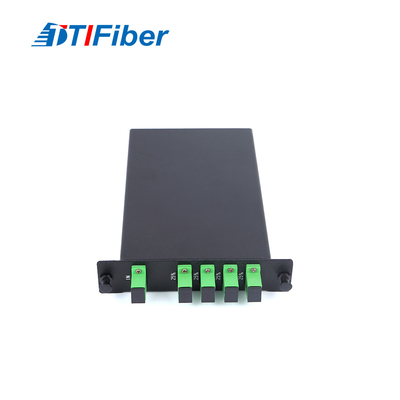 1 * 4 بصري SC / APC Fiber PLC Splitter Box مع نوع الإدراج